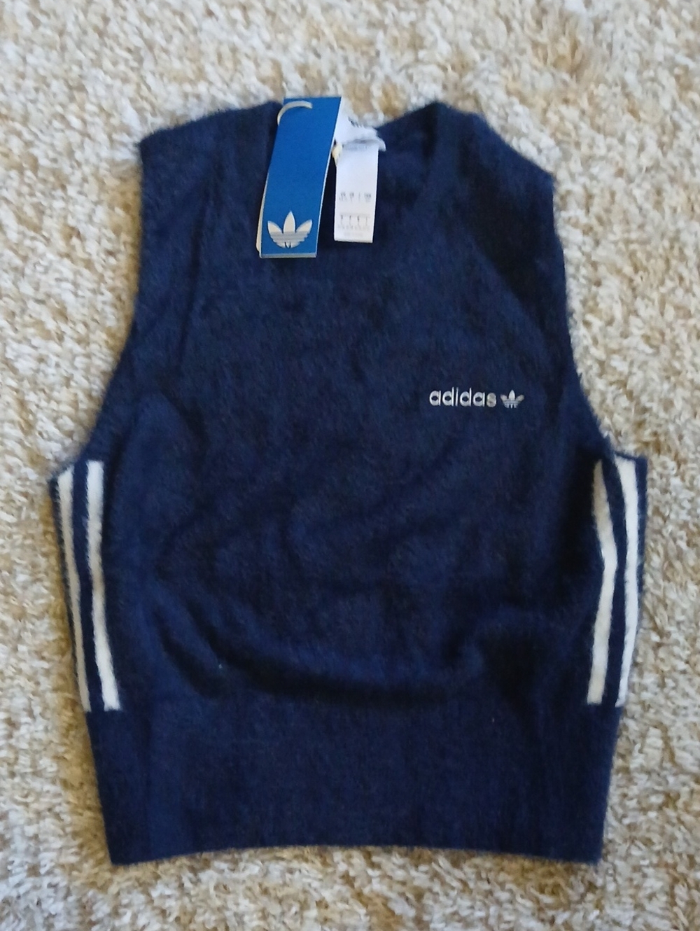 NWT ADIDAS FLUFFY VEST